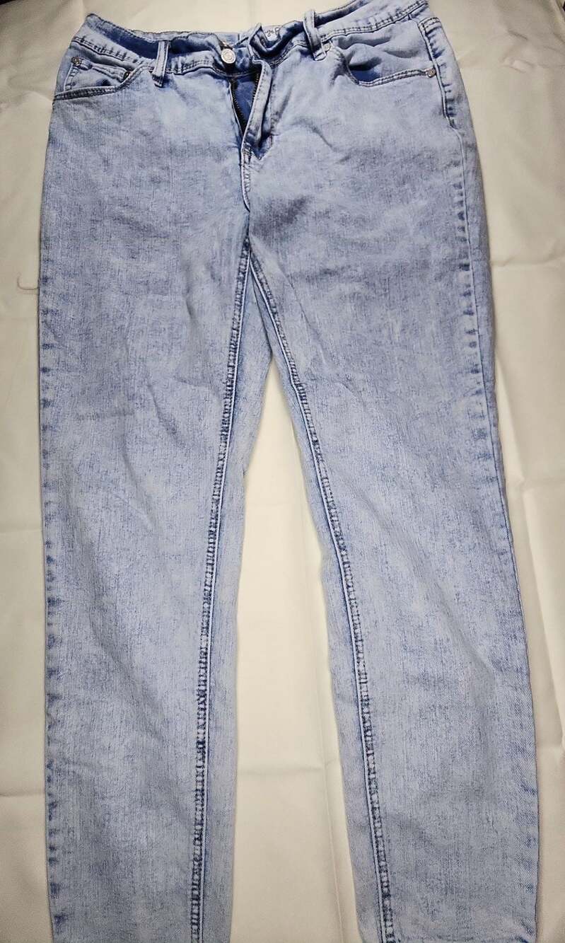 Indigo Rein Curvy Fit Acid Wash Denim Jeans Size 28